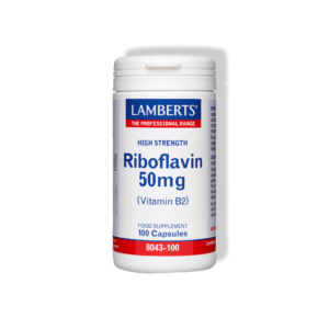 Produkto nuotrauka | Vitaminas B2 (riboflavinas) 50 mg | Lamberts Lietuva