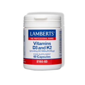 Produkto nuotrauka | Vitaminas D 1000 TV (25 μg) ir K2 (90 μg) | Lamberts Lietuva