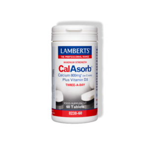 Produkto nuotrauka | CalAsorb® kalcis (citratas) 800 mg + vitaminas D3 | Lamberts Lietuva