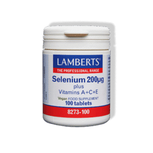 Produkto nuotrauka | Selenas 200&nbsp;µg su vitaminais A, C ir E | Lamberts Lietuva