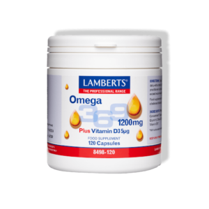 Produkto nuotrauka | Omega 3-6-9 žuvų taukai 1200 mg | Lamberts Lietuva