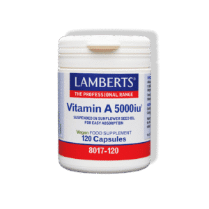 Produkto nuotrauka | Vitaminas A 5000 TV (1500 μg*) | Lamberts Lietuva