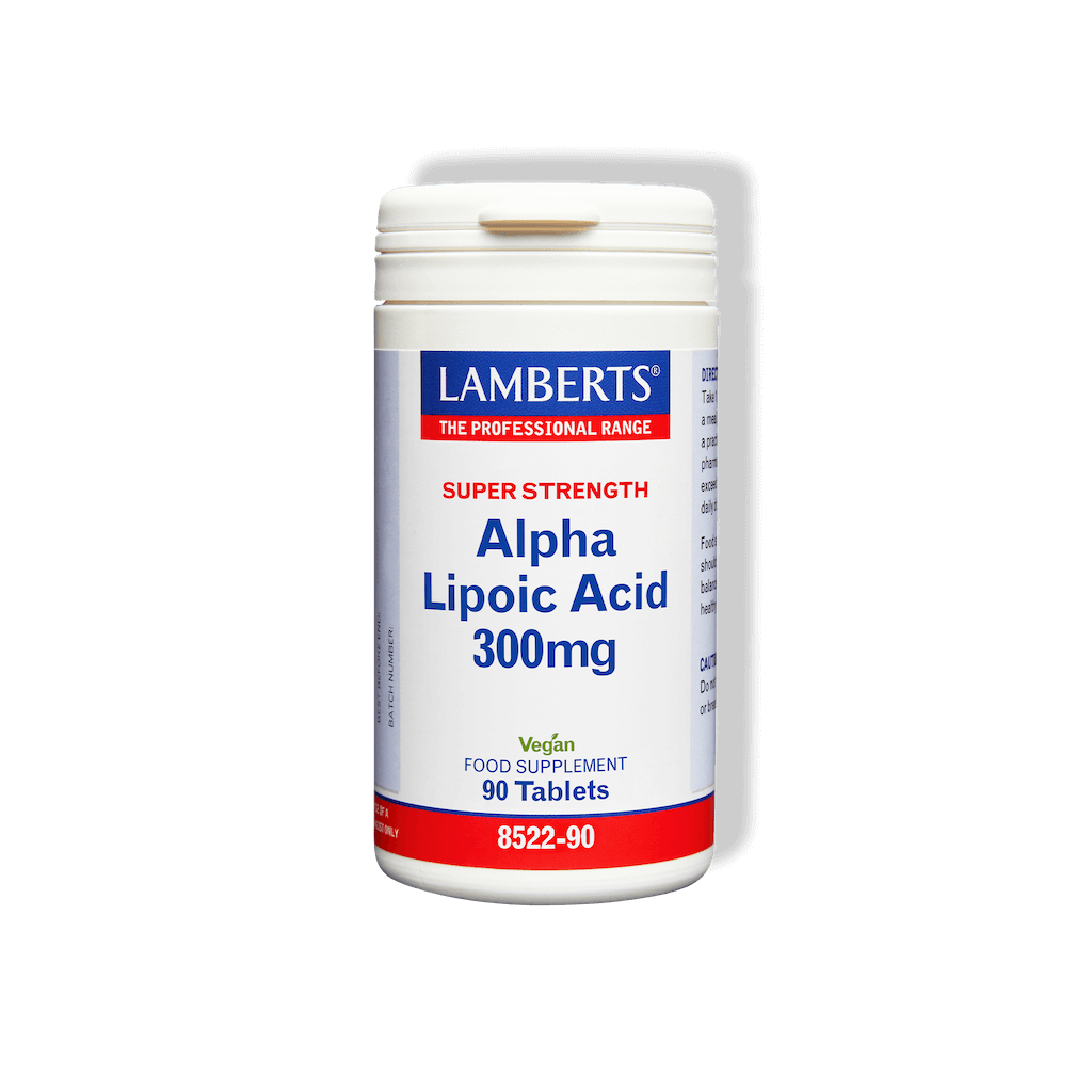 Alfa-lipoinė rūgštis 300 mg | Lamberts Lietuva