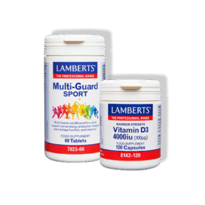 Produkto nuotrauka | Vitaminų rinkinys „Sportininko sveikatai“ | Lamberts Lietuva